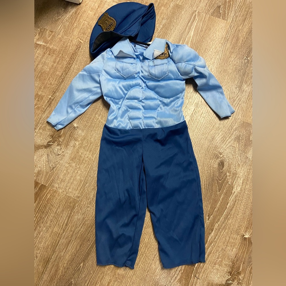 Toddler police man Halloween costume